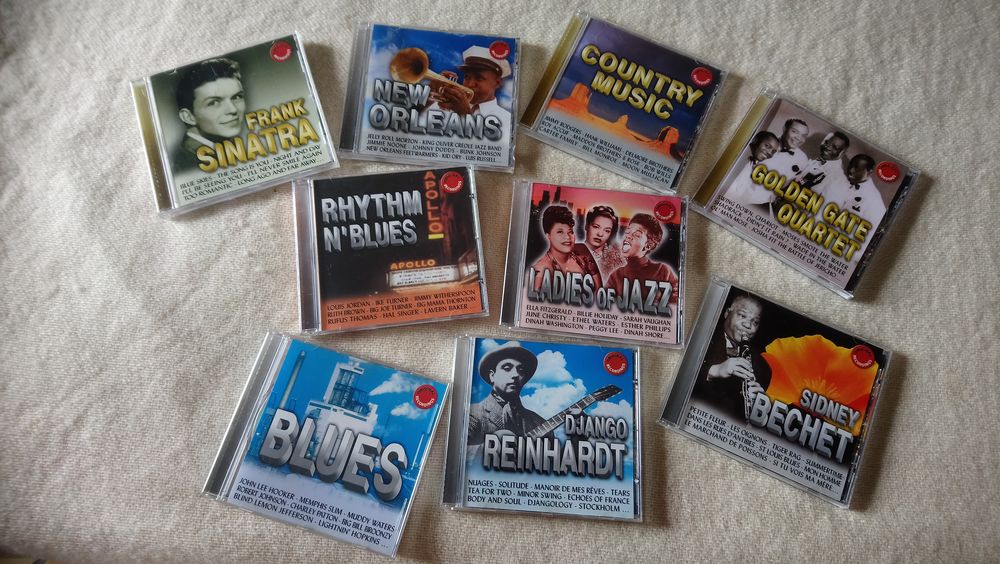 Lot de 9 CD Jazz / Blues CD et vinyles