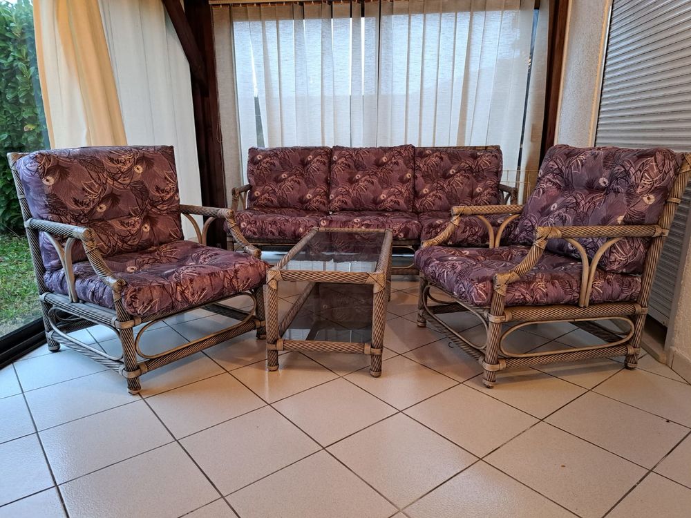 salon de jardin en rotin Jardin