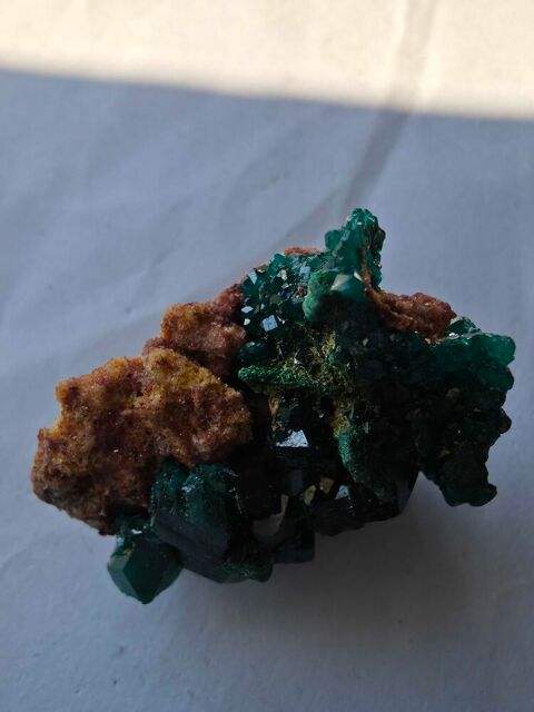 Minéral Dioptase brute sur matrice-Collection Katanga RDC-23g 80 Bagneux (92)