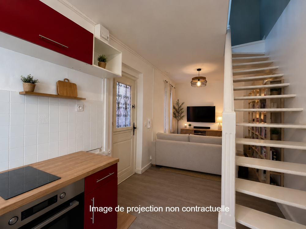 Vente Maison Maison de ville cosy-terrasse-pièce à aménager-Prox Gratte-Ciel Villeurbanne