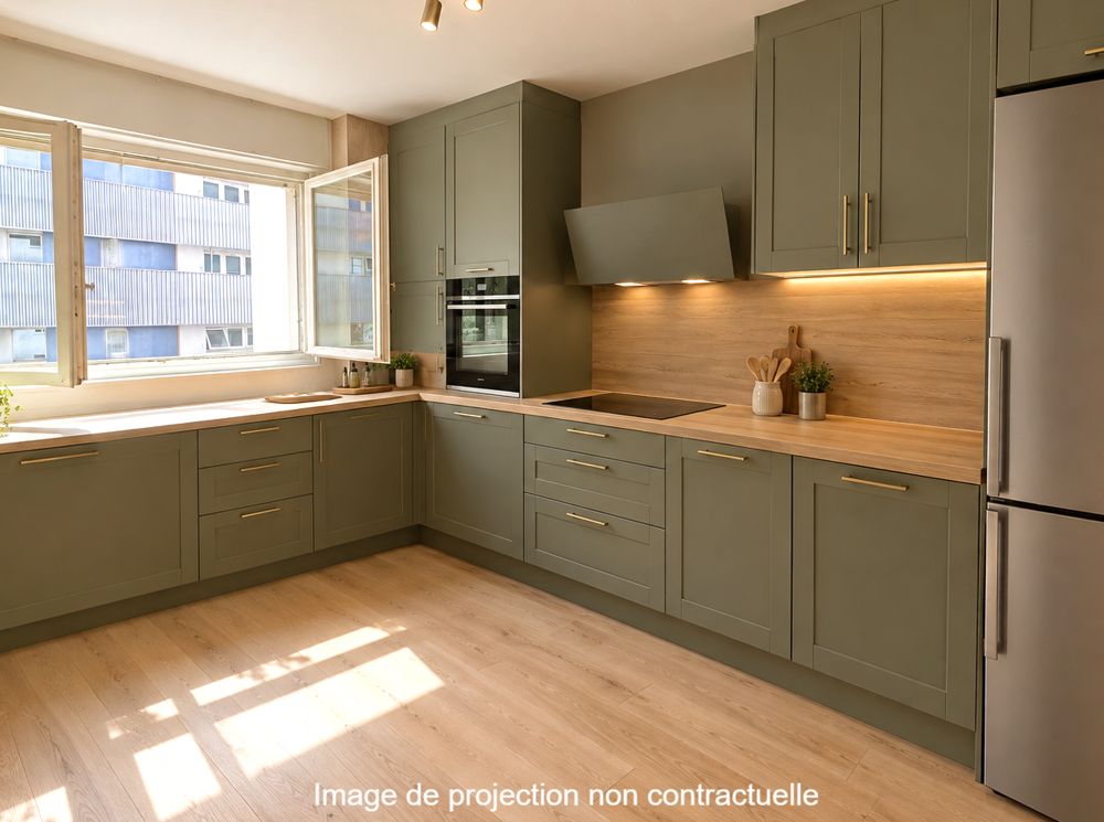 Vente Appartement T3 61 m², Balcon, situation idéale, Villeurbanne Gratte-Ciel Villeurbanne