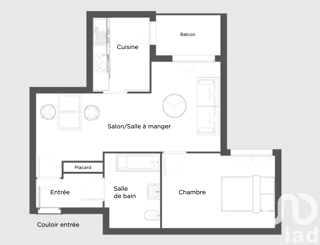  Appartement à vendre 2 pièces 48 m²
