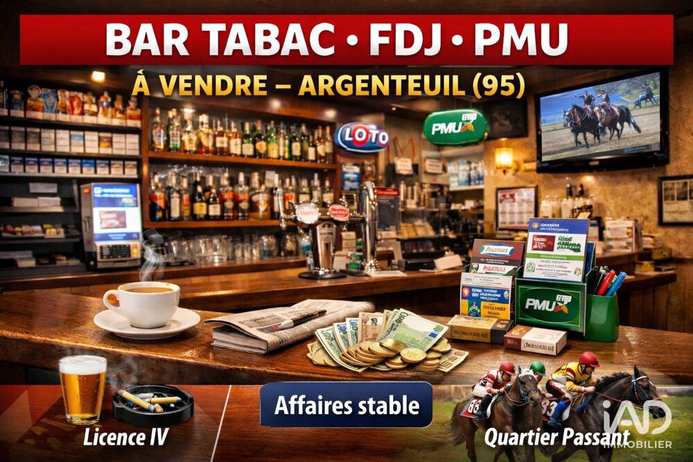   Vente Bar-tabac 100 m&sup2; 
