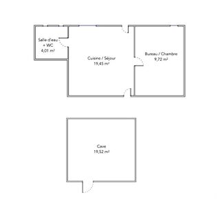  Appartement � vendre 2 pi�ces 33 m�