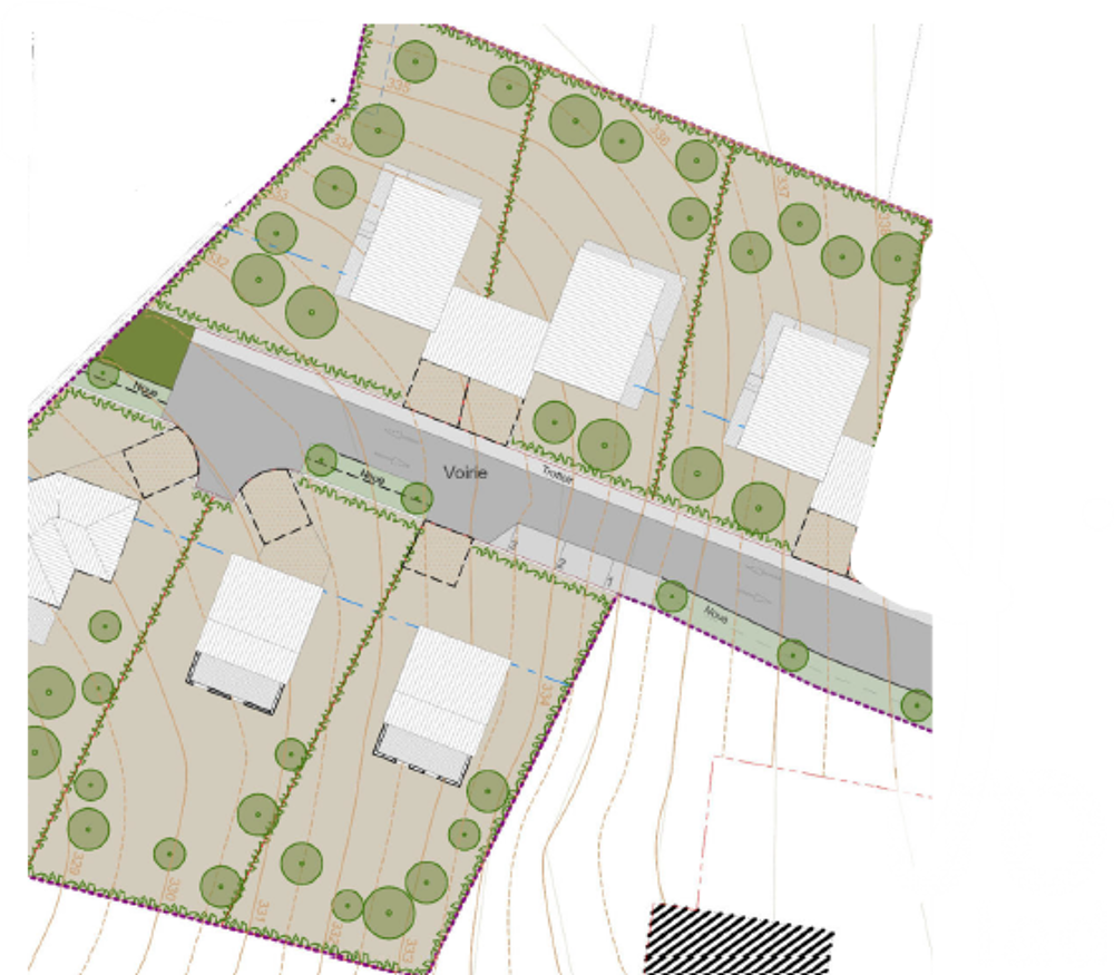Vente Terrain Vente Terrain à bâtir 854 m&sup2; Bellegarde-marsal