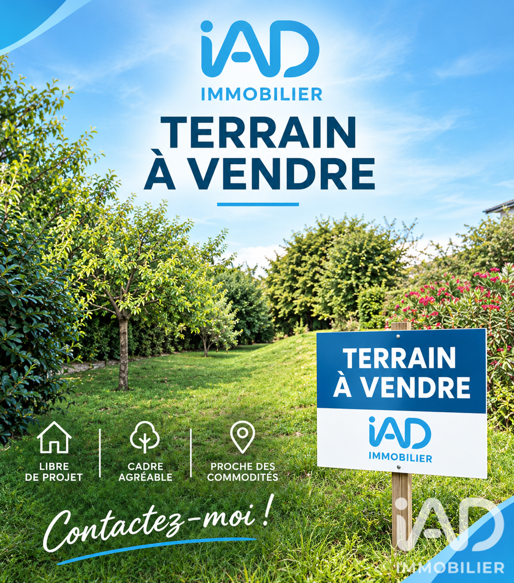 Vente Terrain Vente Terrain à bâtir 869 m&sup2; Juziers