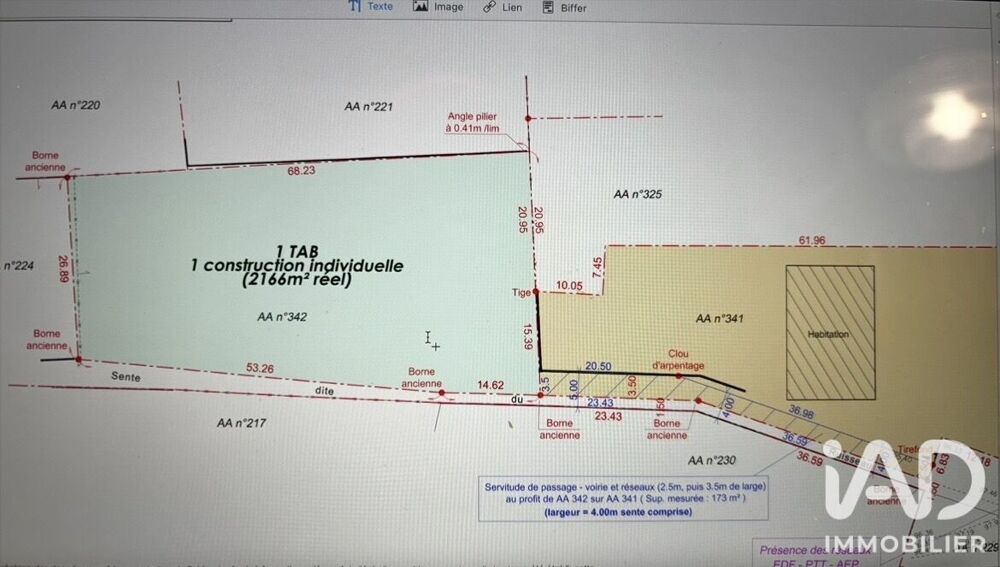 Vente Terrain Vente Terrain 2 166 m&sup2; Crécy-la-chapelle