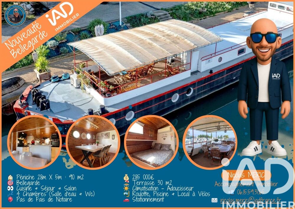 Vente Péniche 6 pièces