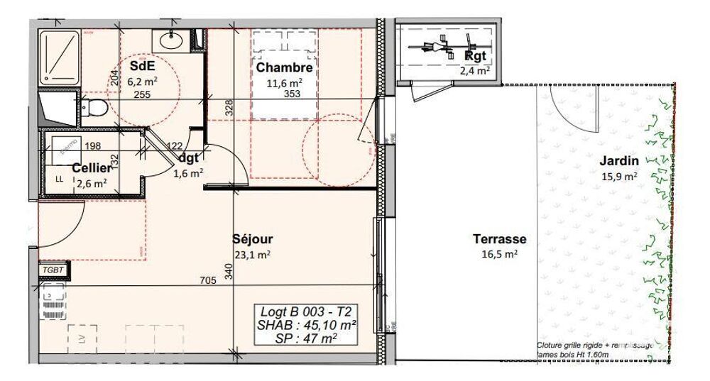 Vente Appartement 2 pièces