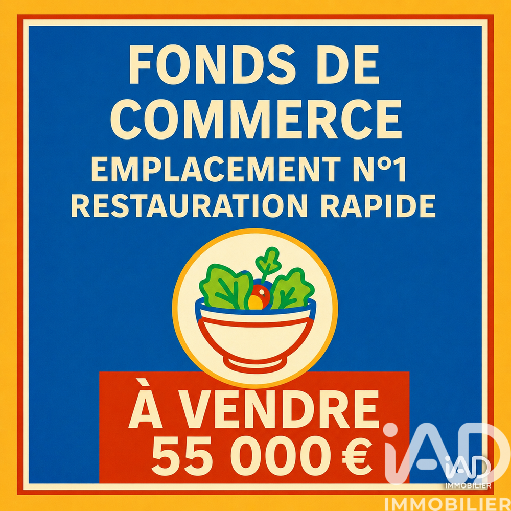   Vente Restauration rapide 50 m&sup2; 
