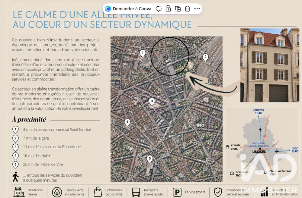 Vente Maison Vente Maison de ville 4 pièces Limoges
