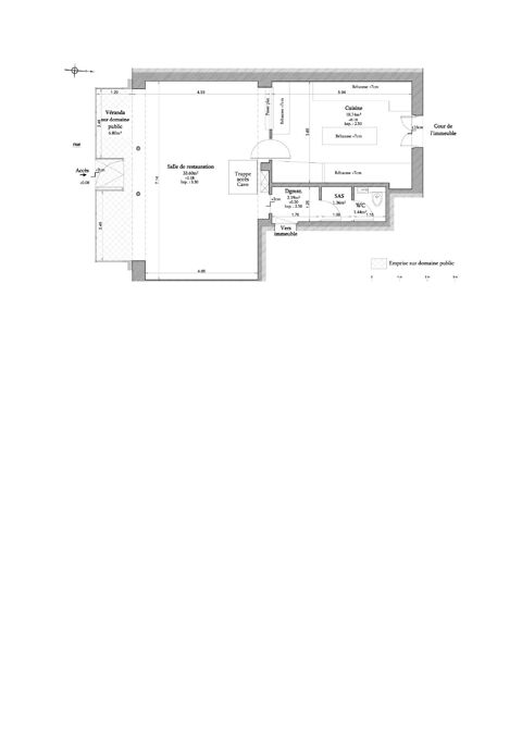   Vente Restaurant 76 m&sup2; 