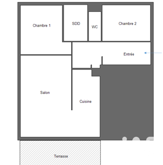  Appartement � vendre 3 pi�ces 68 m�