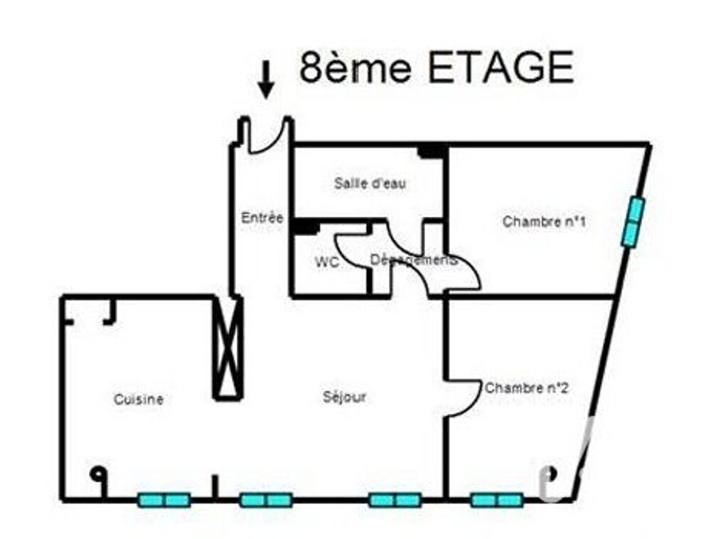Vente Appartement 3 pièces