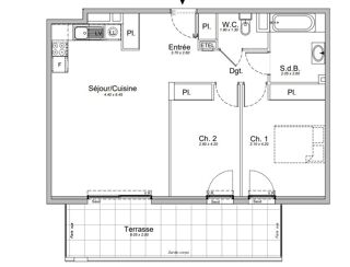  Appartement à vendre 3 pièces 67 m²