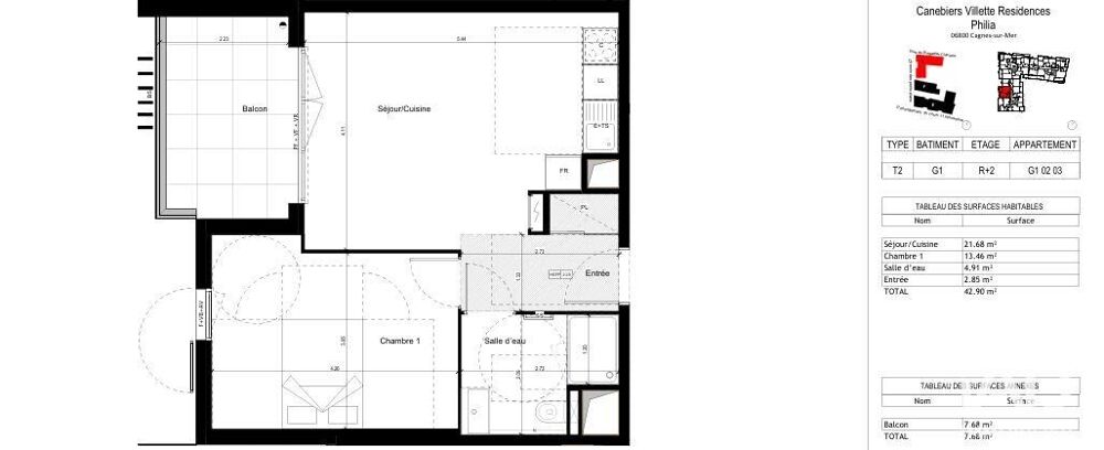 Vente Appartement Vente Appartement 2 pièces Cagnes-sur-mer