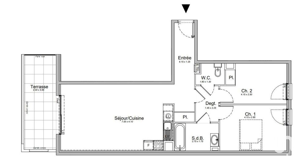 Vente Appartement Vente Appartement 3 pièces Saint-laurent-du-var