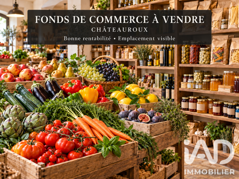 Vente Alimentation 132 m&sup2; 128400 36000 Châteauroux