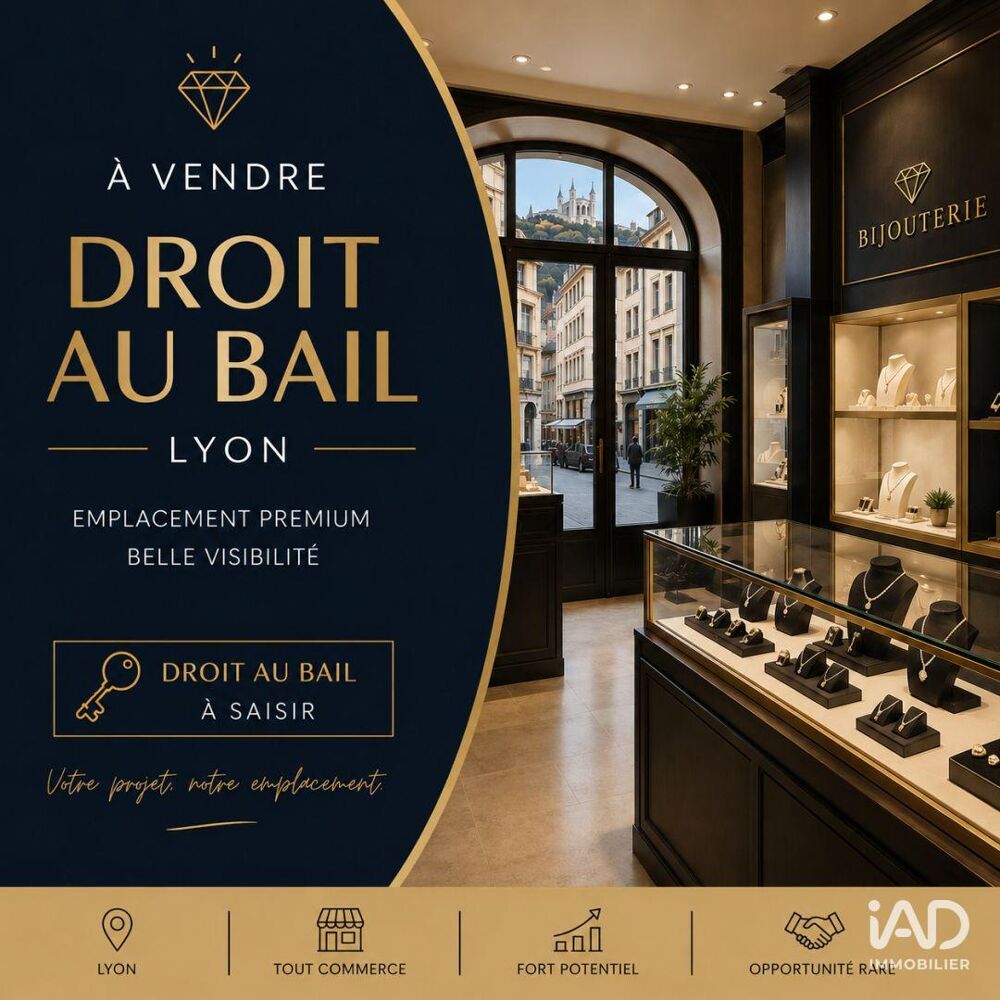 Vente Autre Vente Droit au bail 30 m&sup2; Lyon 6