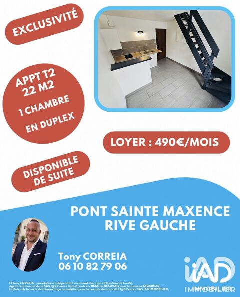   Location Appartement 2 pièces Appartement - 2 pièce(s) - 22 m²