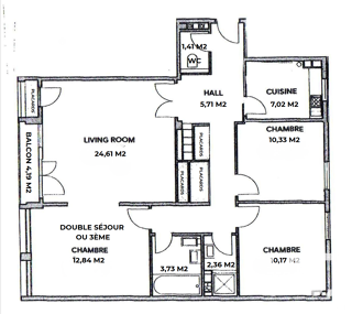  Appartement � vendre 4 pi�ces 85 m�