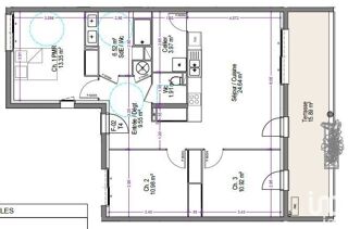  Appartement � vendre 4 pi�ces 81 m�