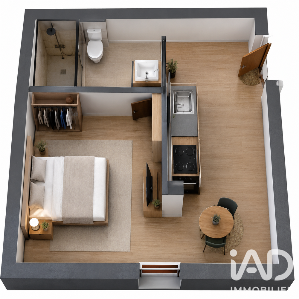 Vente Studio 1 pièce
