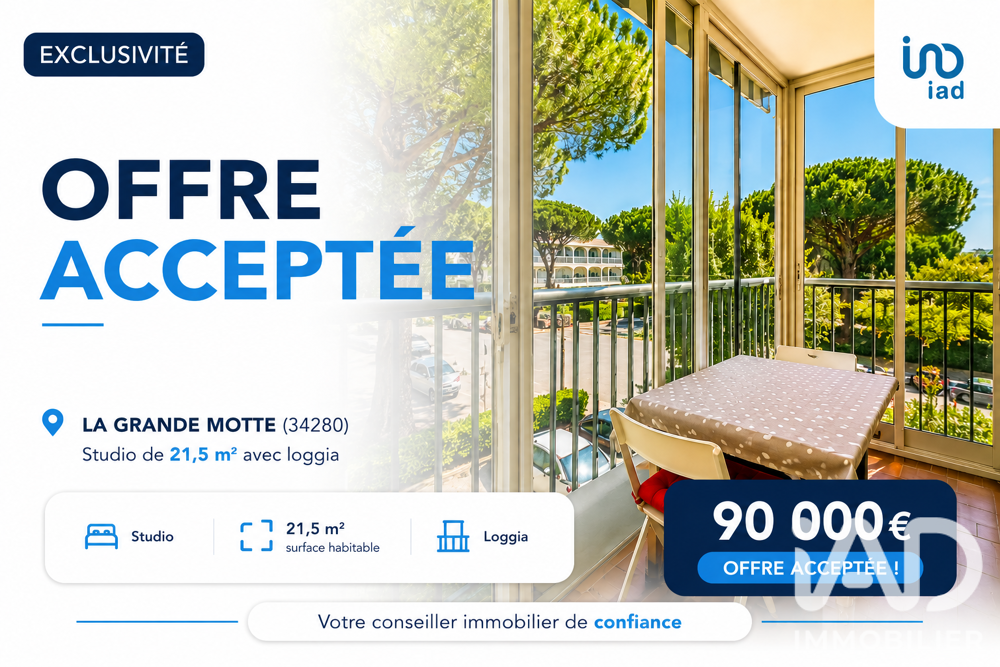 Vente Appartement 1 pièce