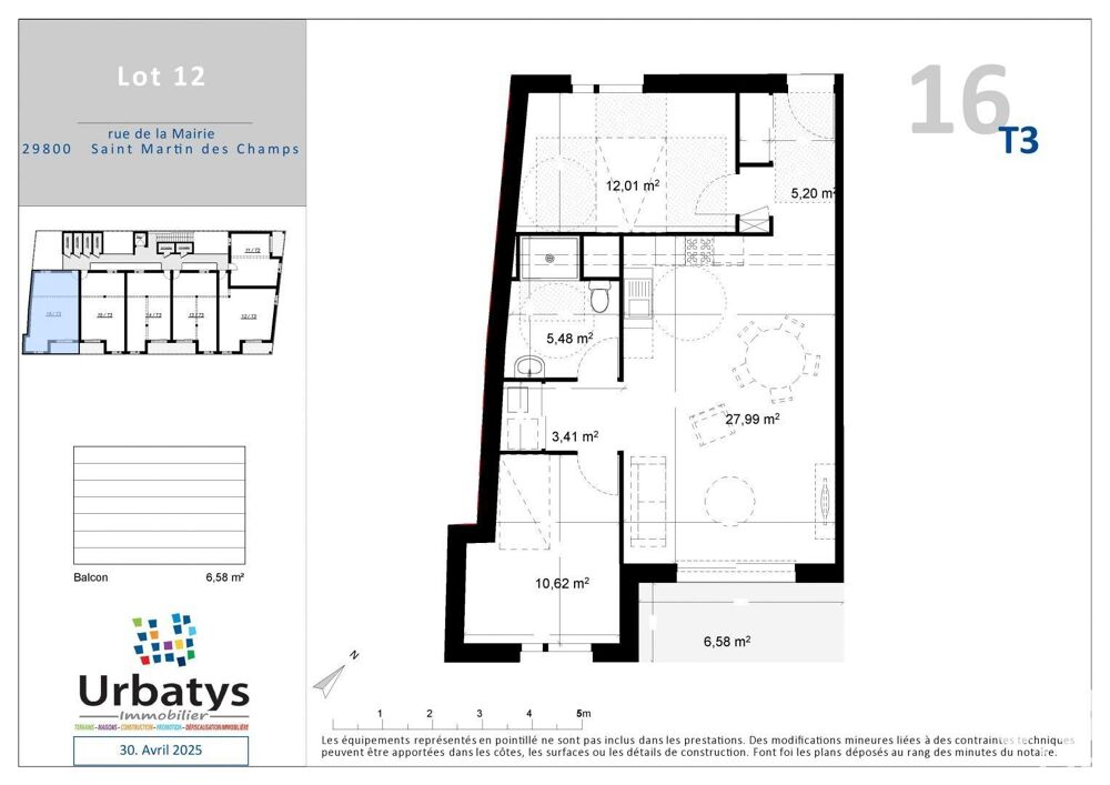 Vente Appartement 3 pièces