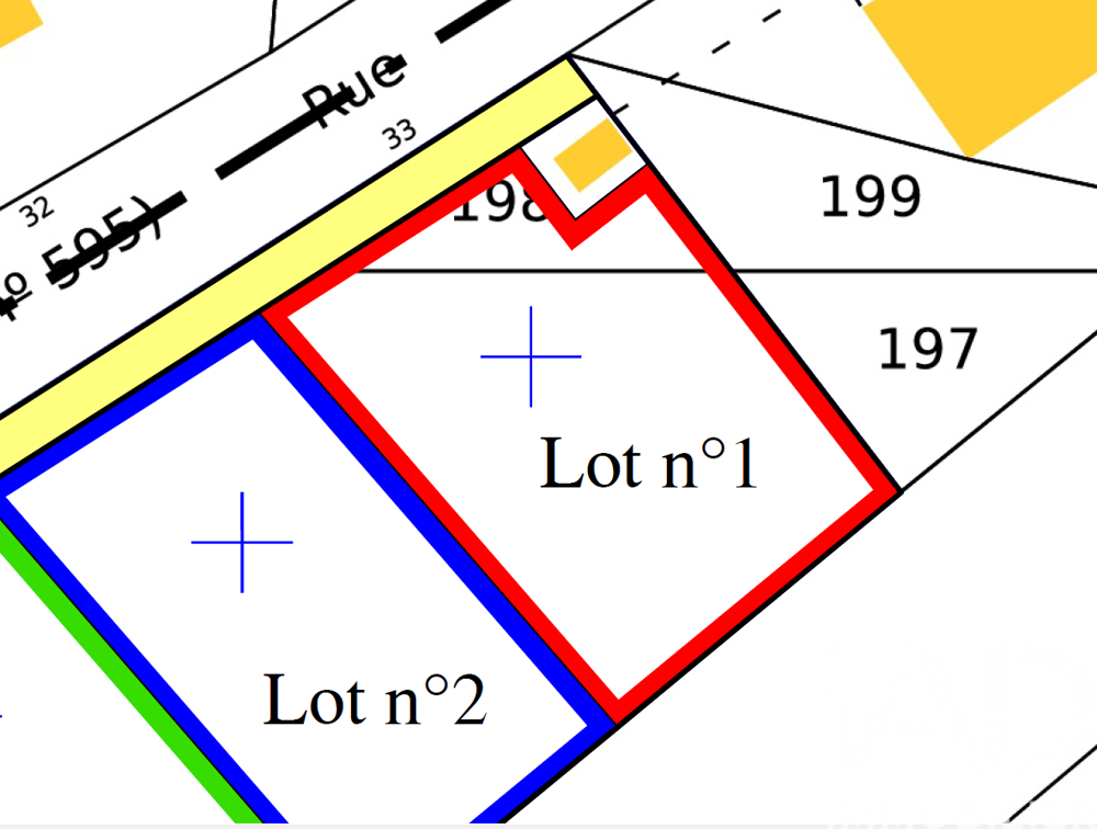 Vente Terrain Vente Terrain à bâtir 480 m&sup2; Dompierre