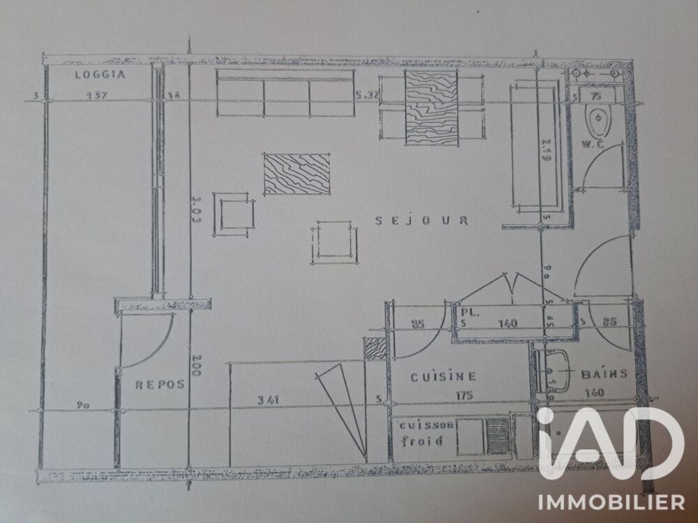 Vente Appartement 2 pièces