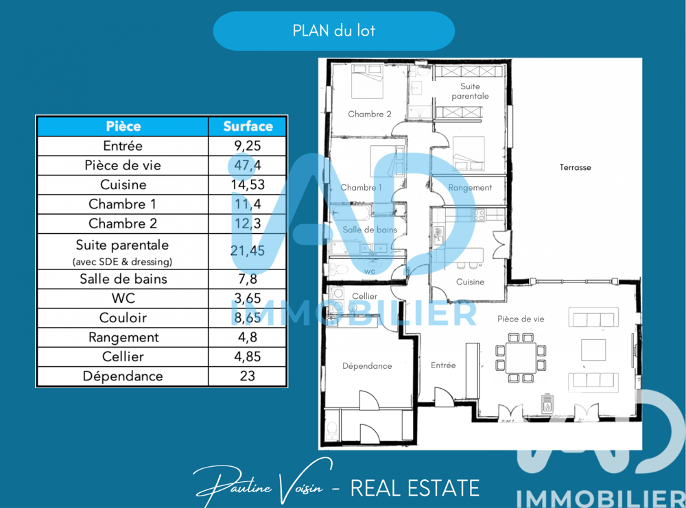 Vente Maison/villa 5 pièces