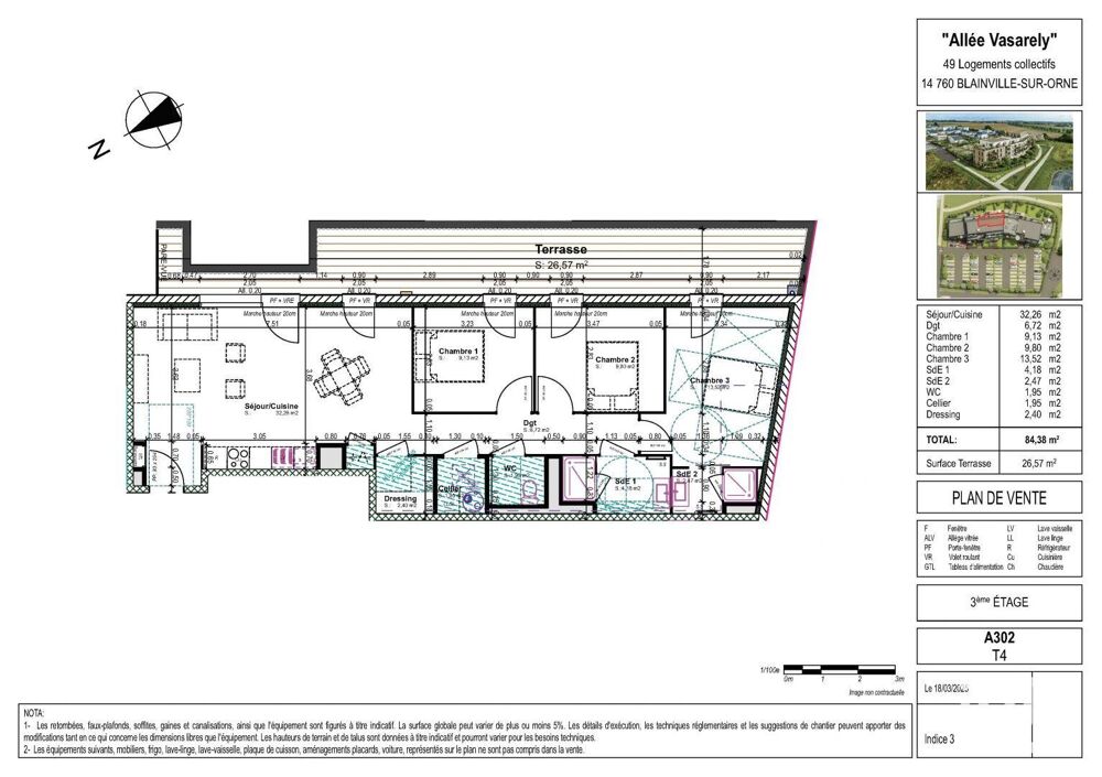 Vente Appartement 4 pièces