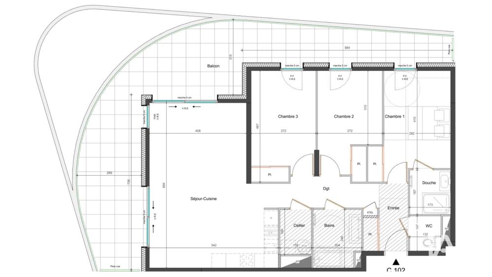Vente Appartement 4 pièces