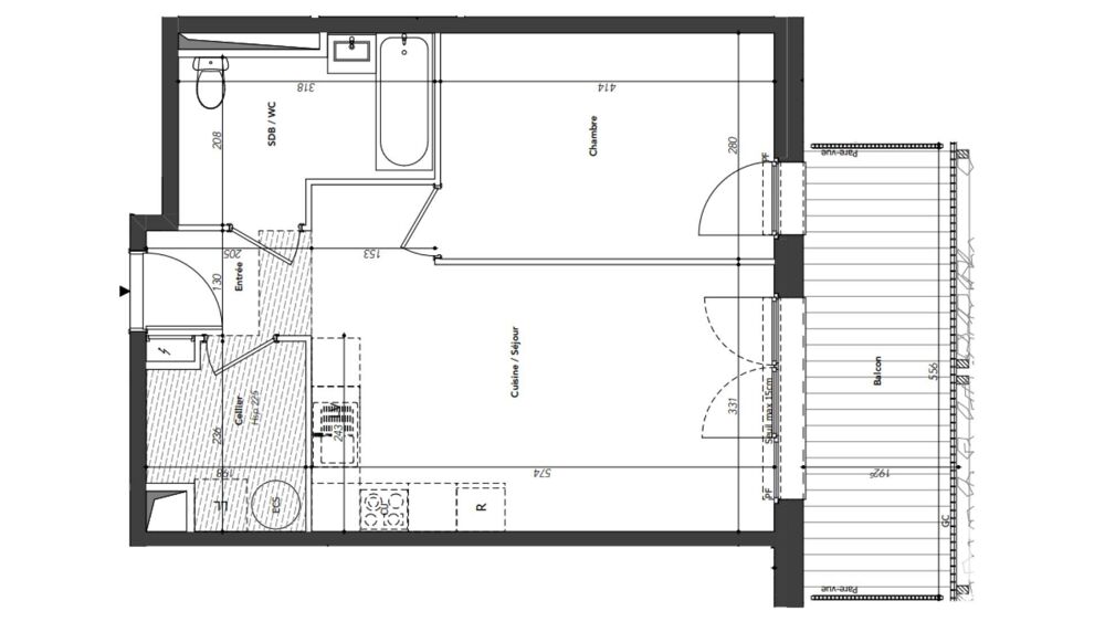Vente Appartement 2 pièces