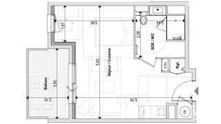  Appartement à vendre 1 pièce 31 m²
