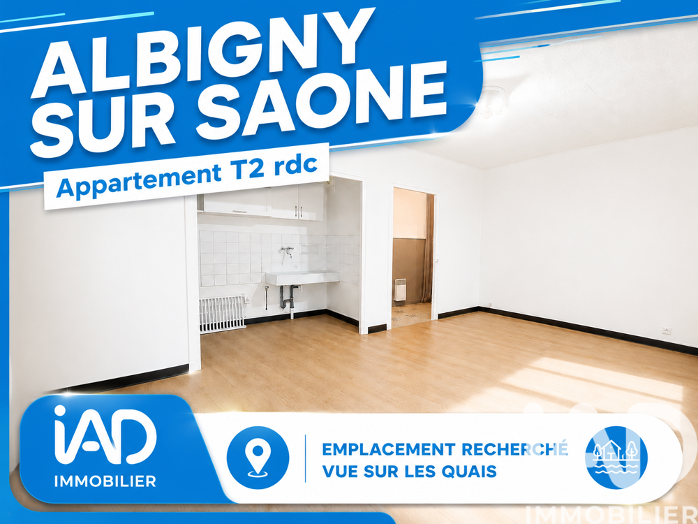 Vente Appartement Vente Appartement 2 pièces Albigny-sur-saône