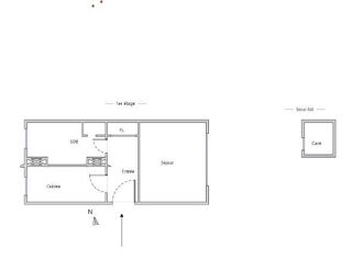  Appartement à vendre 1 pièce 38 m²