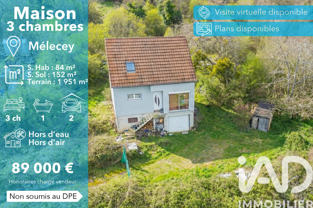 Vente Maison Vente Maison/villa 4 pièces Mélecey