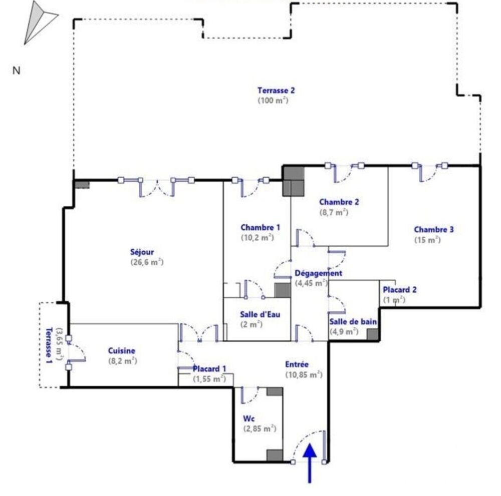 Vente Appartement 4 pièces