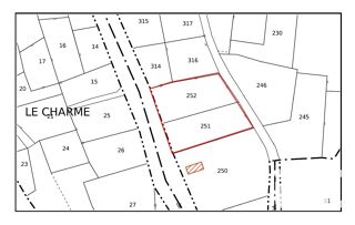  Terrain à vendre 1251 m²