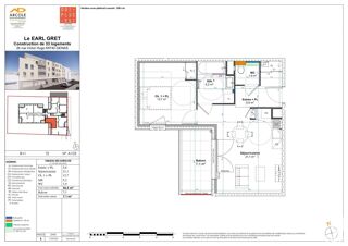  Appartement à vendre 2 pièces 46 m²