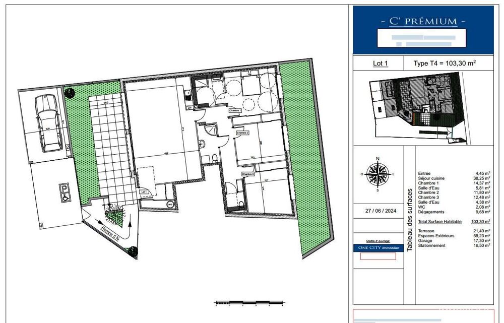 Vente Appartement 4 pièces