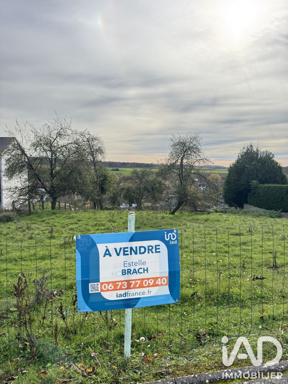 Vente Terrain Vente Terrain à bâtir 608 m&sup2; Filstroff
