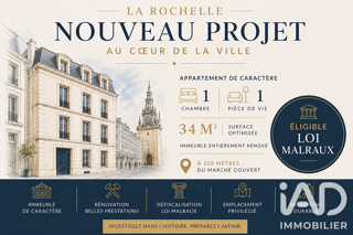 Vente Appartement Vente Appartement 2 pièces La rochelle