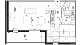  Appartement à vendre 3 pièces 63 m²