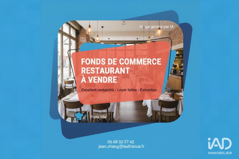   Vente Restaurant 100 m&sup2; 
