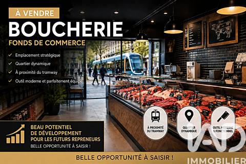 Vente Boucherie, Charcuterie 70 m&sup2; 99000 34000 Montpellier