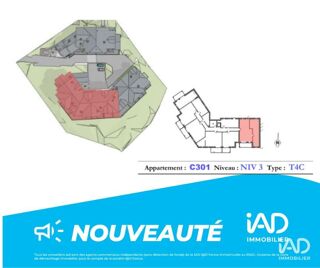  Appartement � vendre 4 pi�ces 91 m�