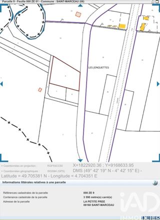  Terrain à vendre 3590 m²